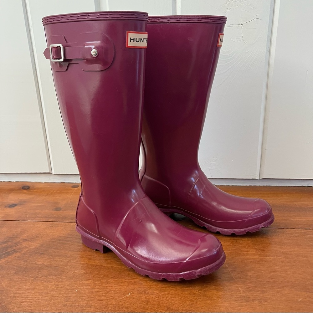 Hunter boots -size 5b 6g eu37 - original kids gloss